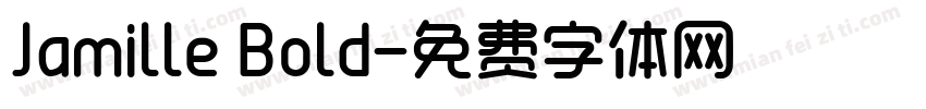 Jamille Bold字体转换